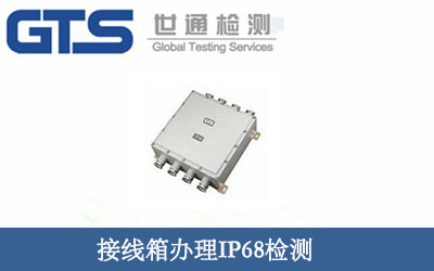 接線箱辦理IP68檢測