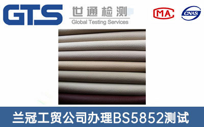 沙發(fā)皮料BS5852測(cè)試
