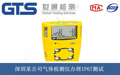 氣體檢測(cè)儀IP67測(cè)試
